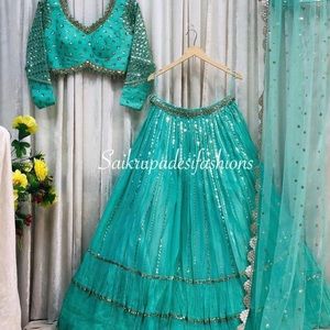 Princess Jasmine Indian Lengha